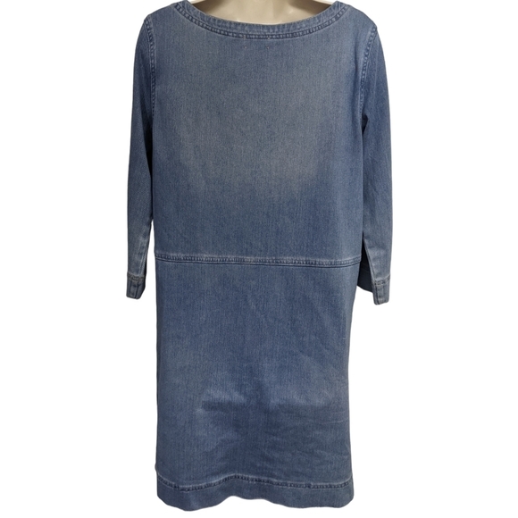 AG Adriano Goldschmied Long Sleeve Shift Dress Sz M - Picture 2 of 12